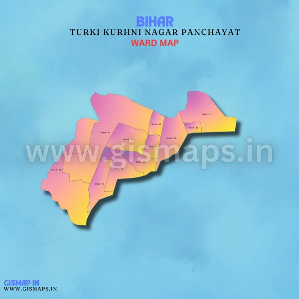 Turki Kurhni Nagar Panchayat Ward Map